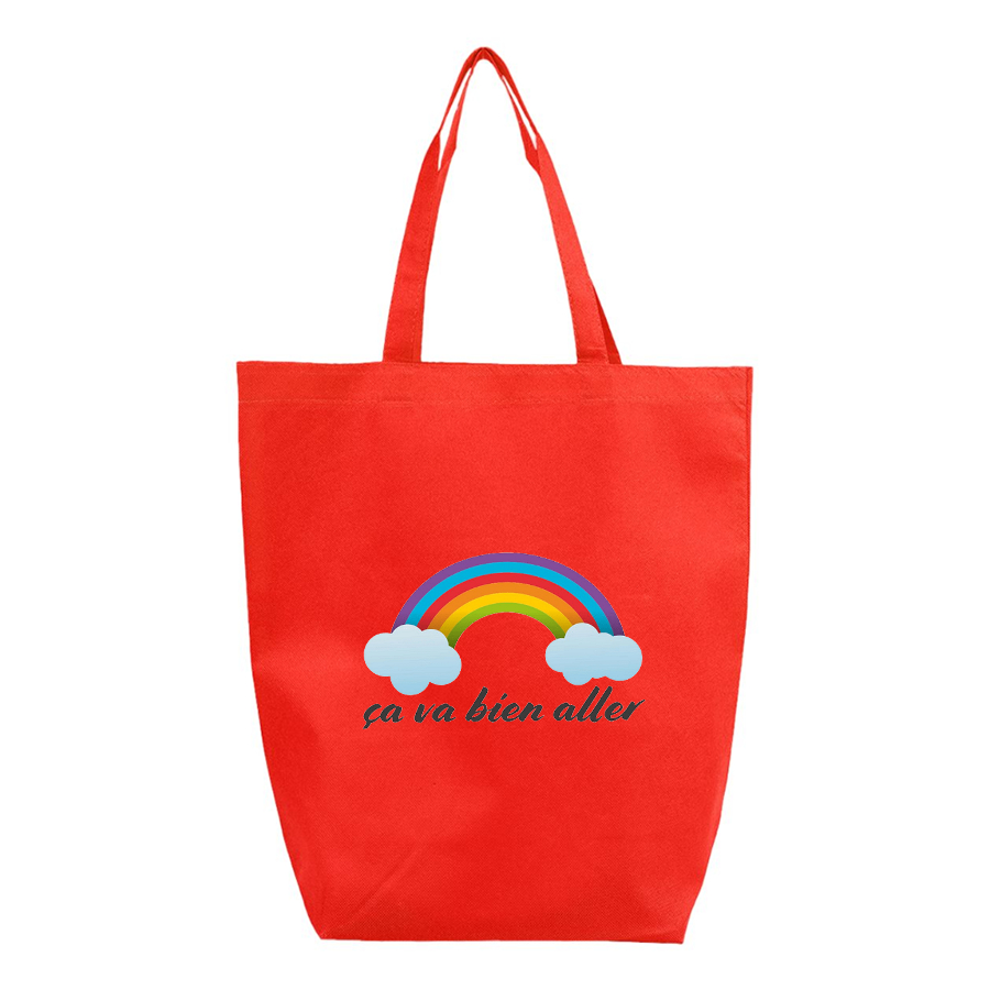 Ça va bien aller Q-Tees Non-Woven Gusset Bottom Tote