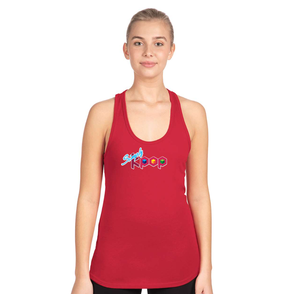Women's  Simply Kpop Next Level Ideal Racerback Tank