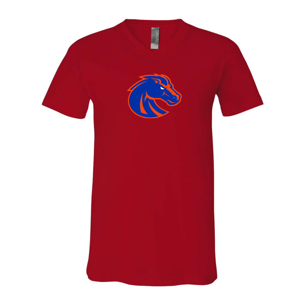 Boise State Broncos  BELLA  CANVAS - Jersey V-Neck T-Shirt