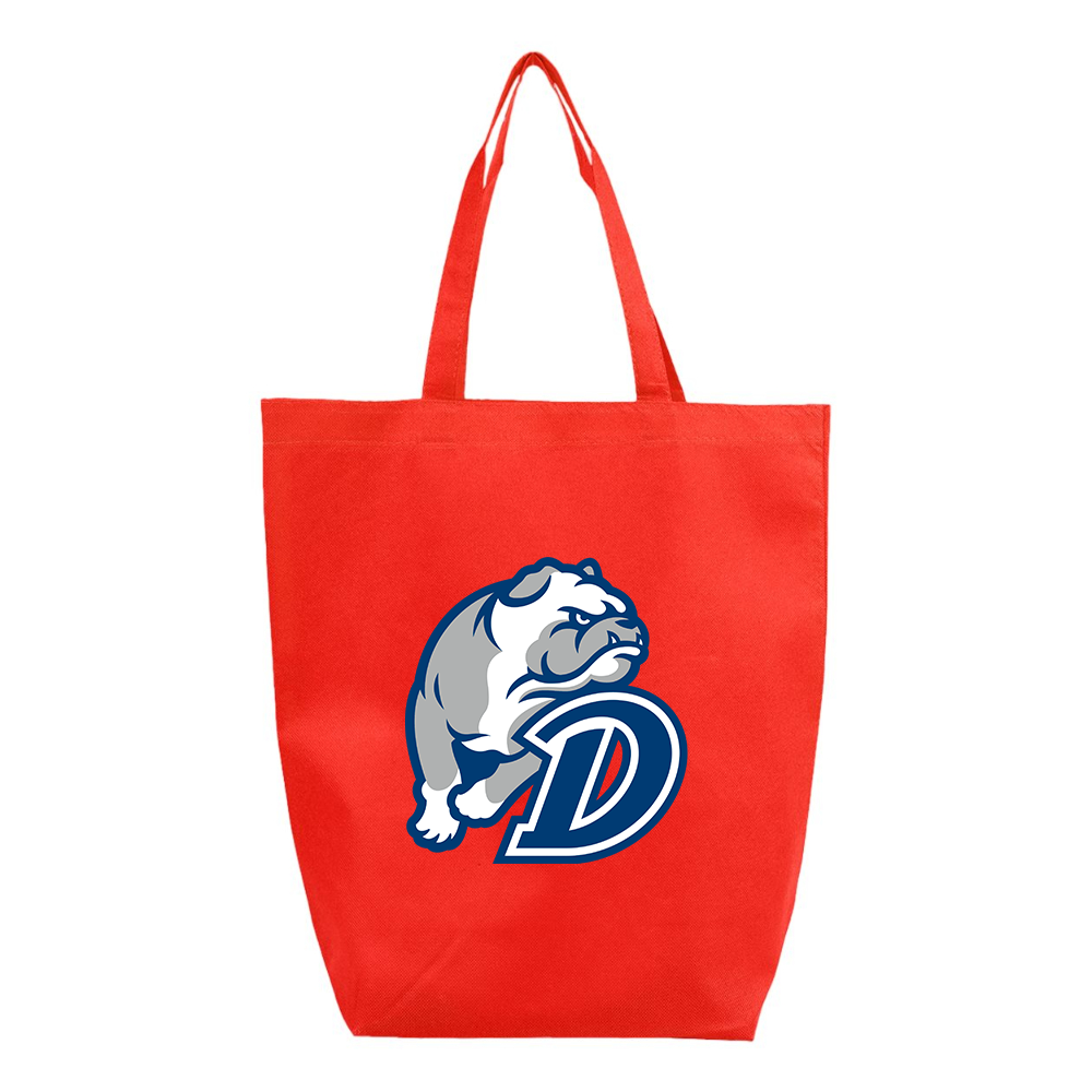 Drake Bulldogs Q-Tees Non-Woven Gusset Bottom Tote