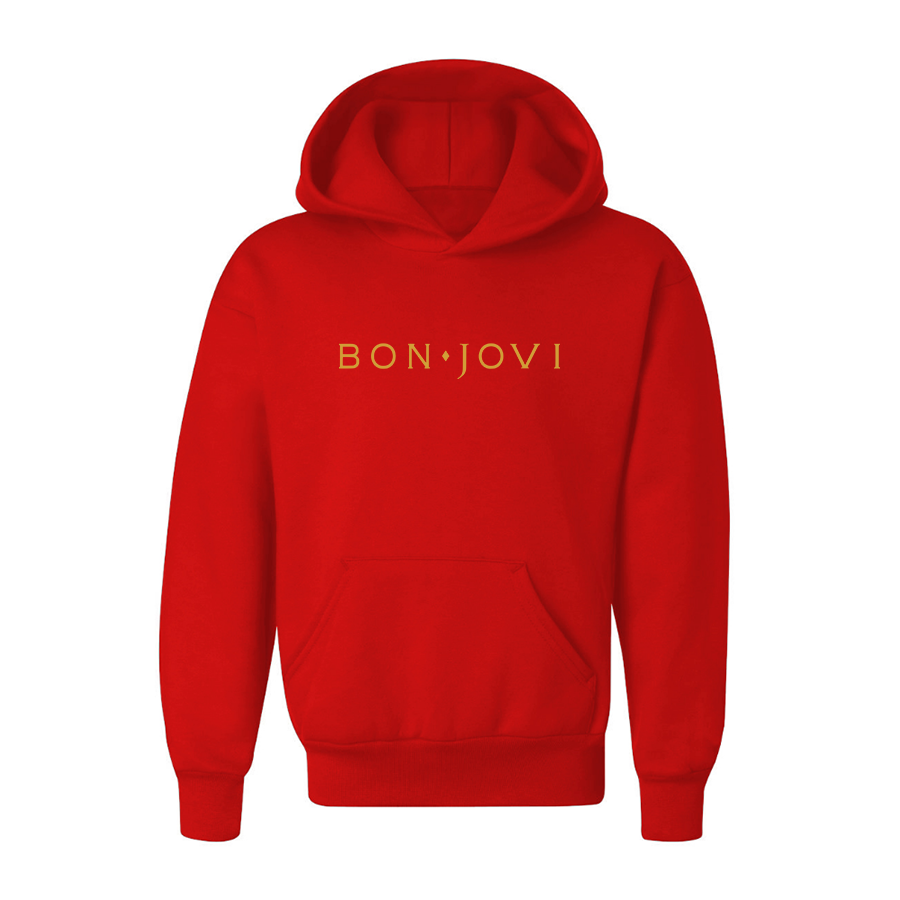 Youth Bon Jovi Logo Pullover Hoodie