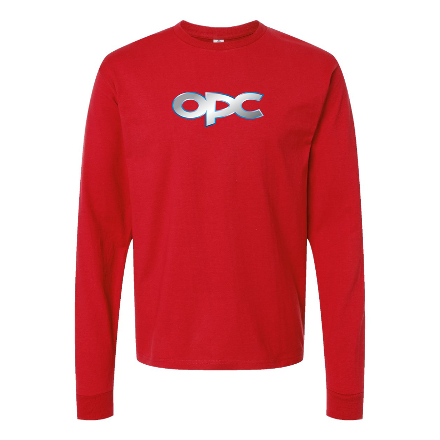 Men's Opel Performance Center Logo Cotton Long Sleeve T-Shirt