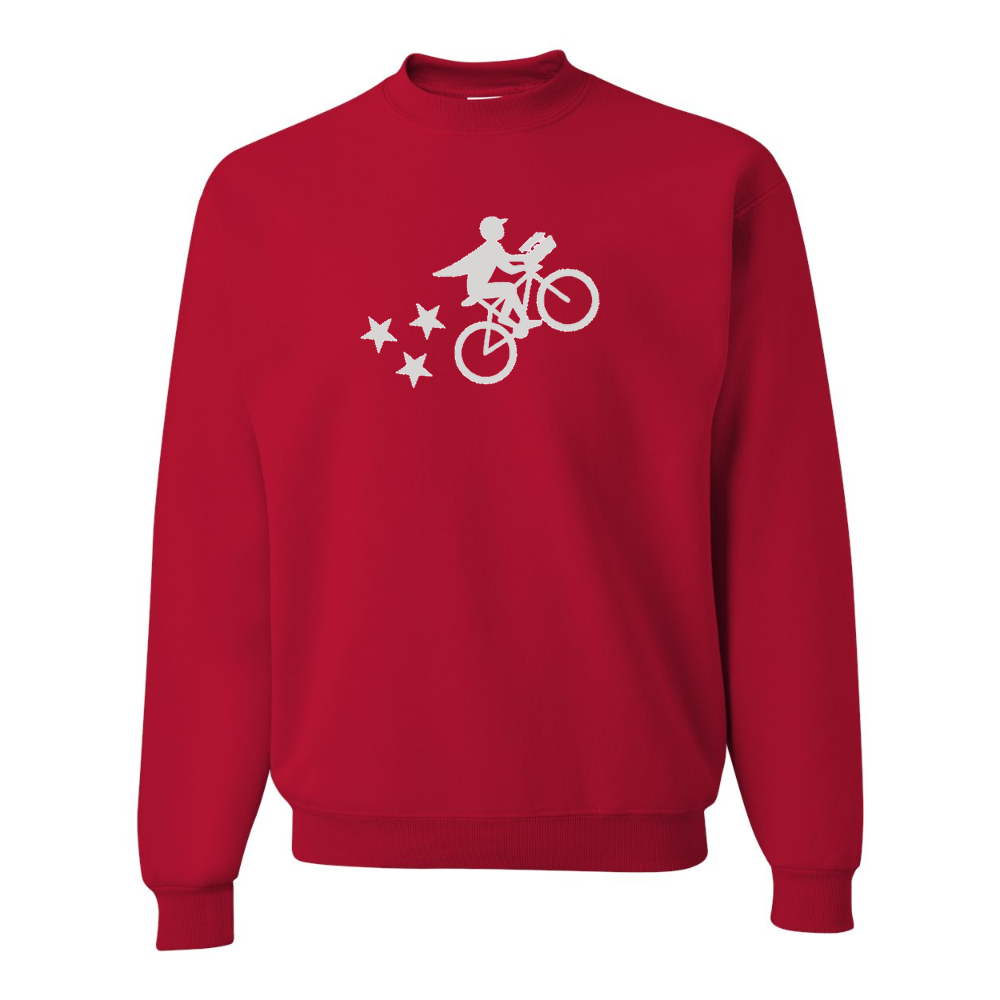Men's  Postmates Bike JERZEES NuBlend Crewneck Sweatshirt