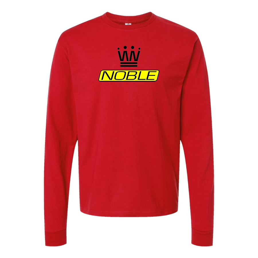 Men's Noble Logo Cotton Long Sleeve T-Shirt