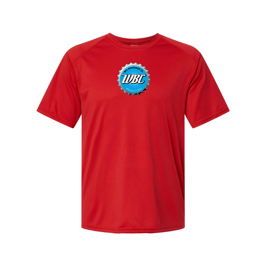 Men's Wit Beverage Company Logo Performance T-Shirt