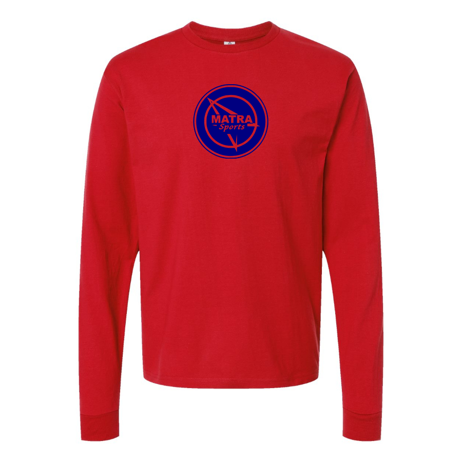 Men's Matra Sports Logo Cotton Long Sleeve T-Shirt