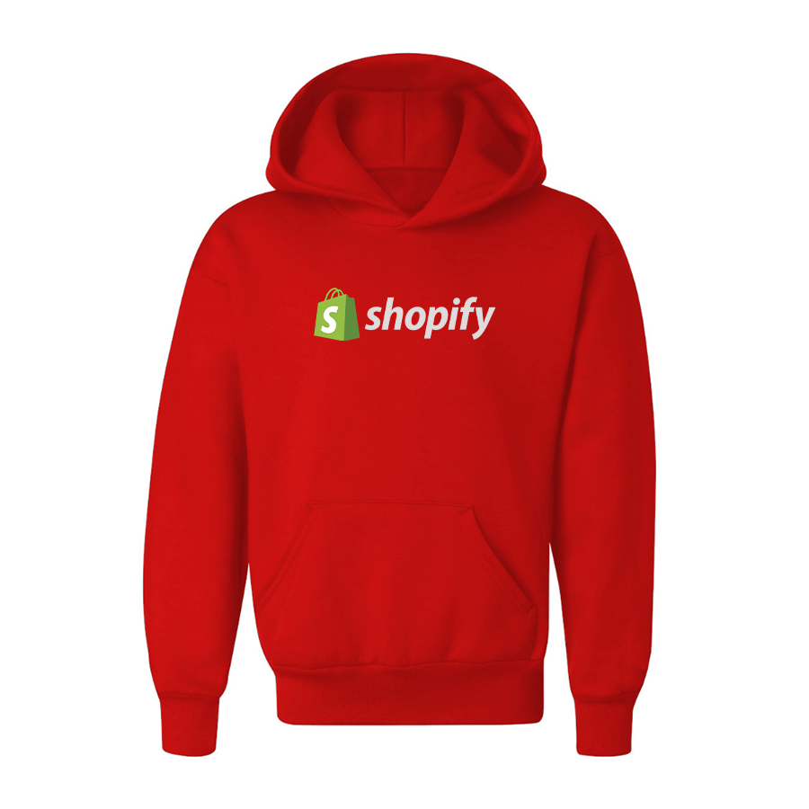 Youth Shopify Logo Pullover Hoodie