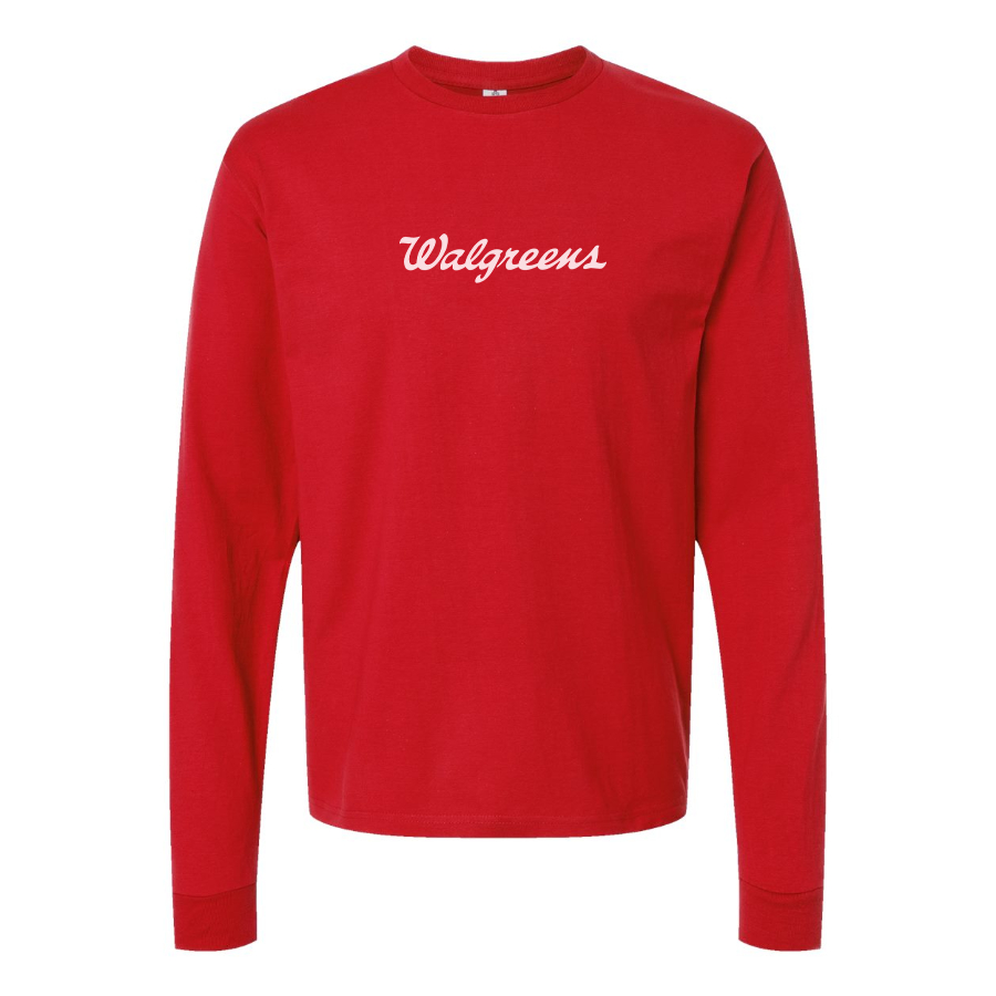 Men's Walgreens Logo Cotton Long Sleeve T-Shirt