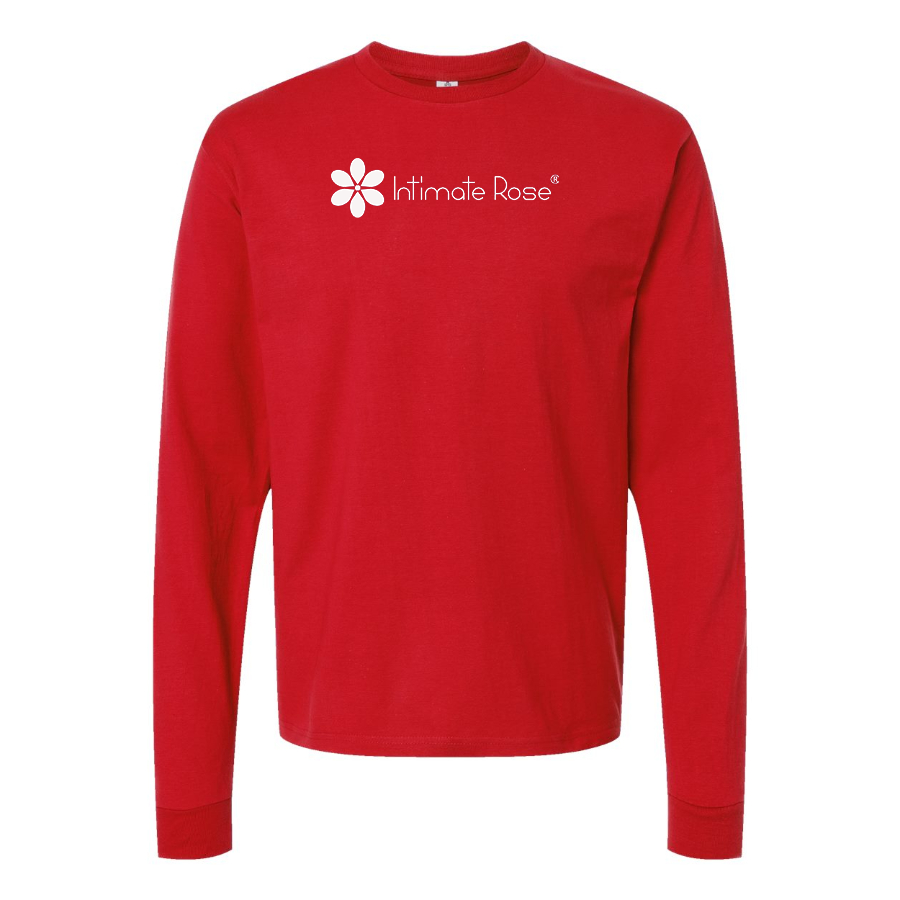 Men's Intimate Rose   Logo  Cotton Long Sleeve T-Shirt
