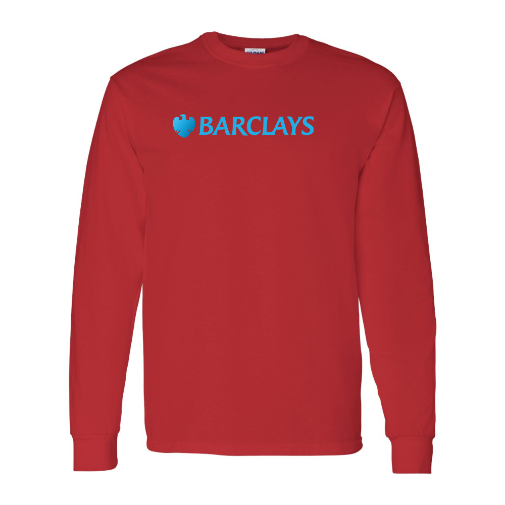 Men's  Barclays Gildan Heavy Cotton Long Sleeve T-Shirt