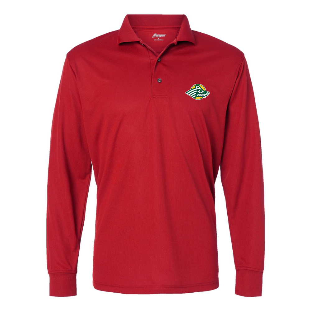 Men's Alaska Anchorage Seawolves   Paragon Prescott Long Sleeve Polo