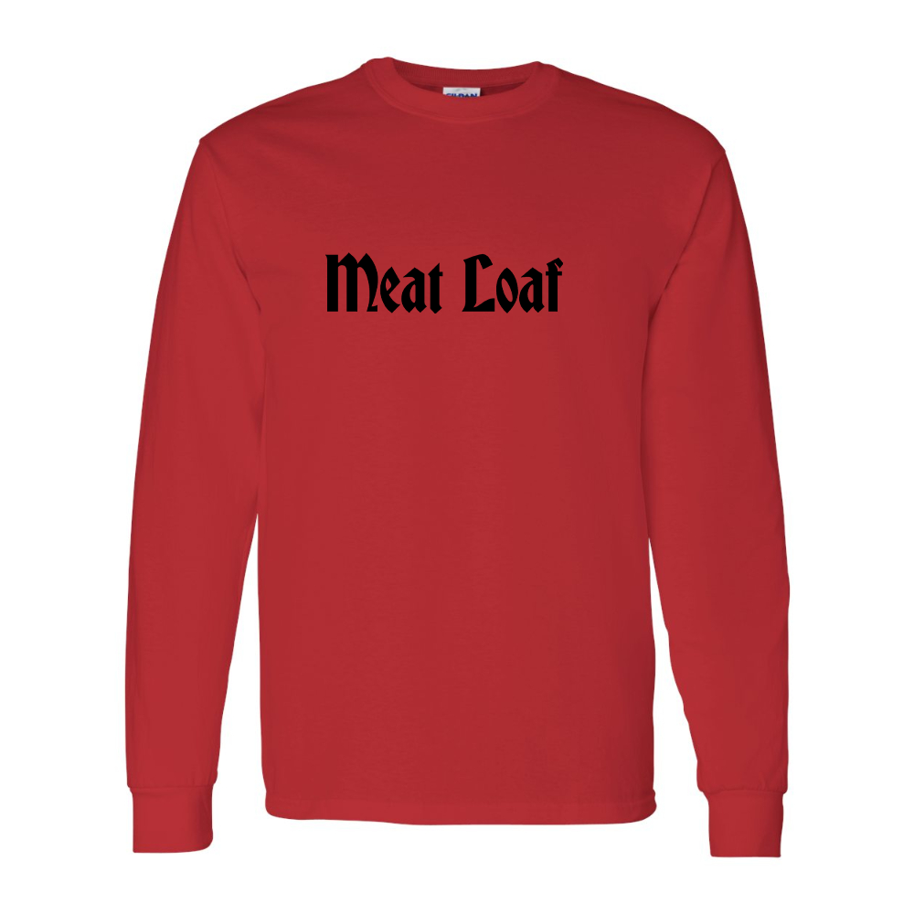 Men's Meat Loaf   Gildan Heavy Cotton Long Sleeve T-Shirt