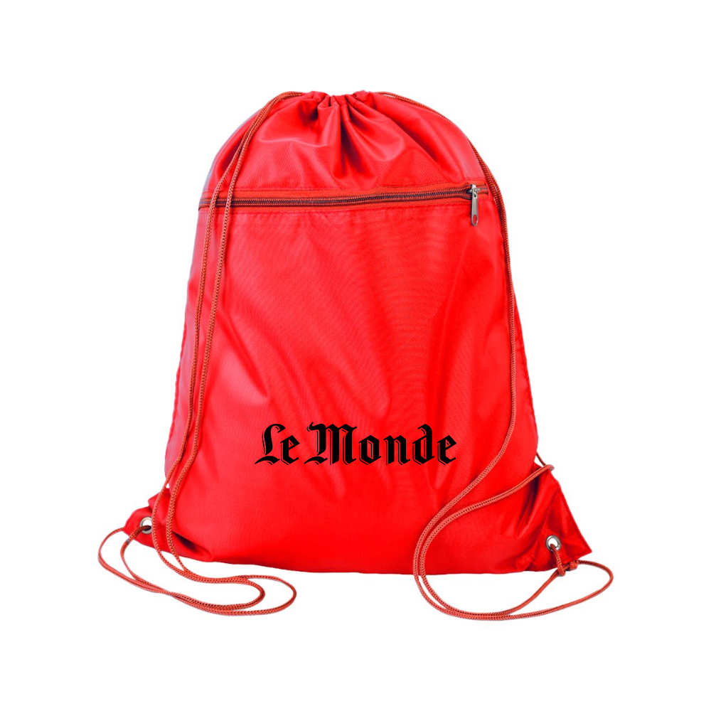 Le Monde Q-Tees  Polyester Cinchpack