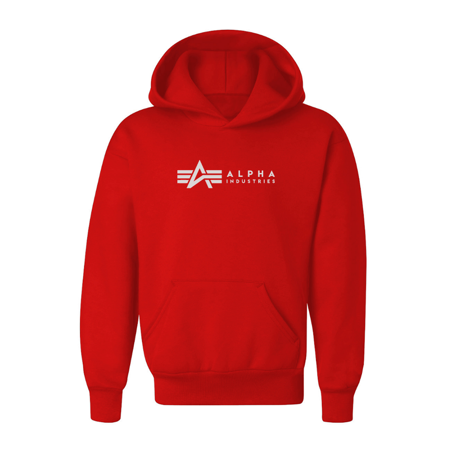 Youth Alpha Industries Logo Pullover Hoodie