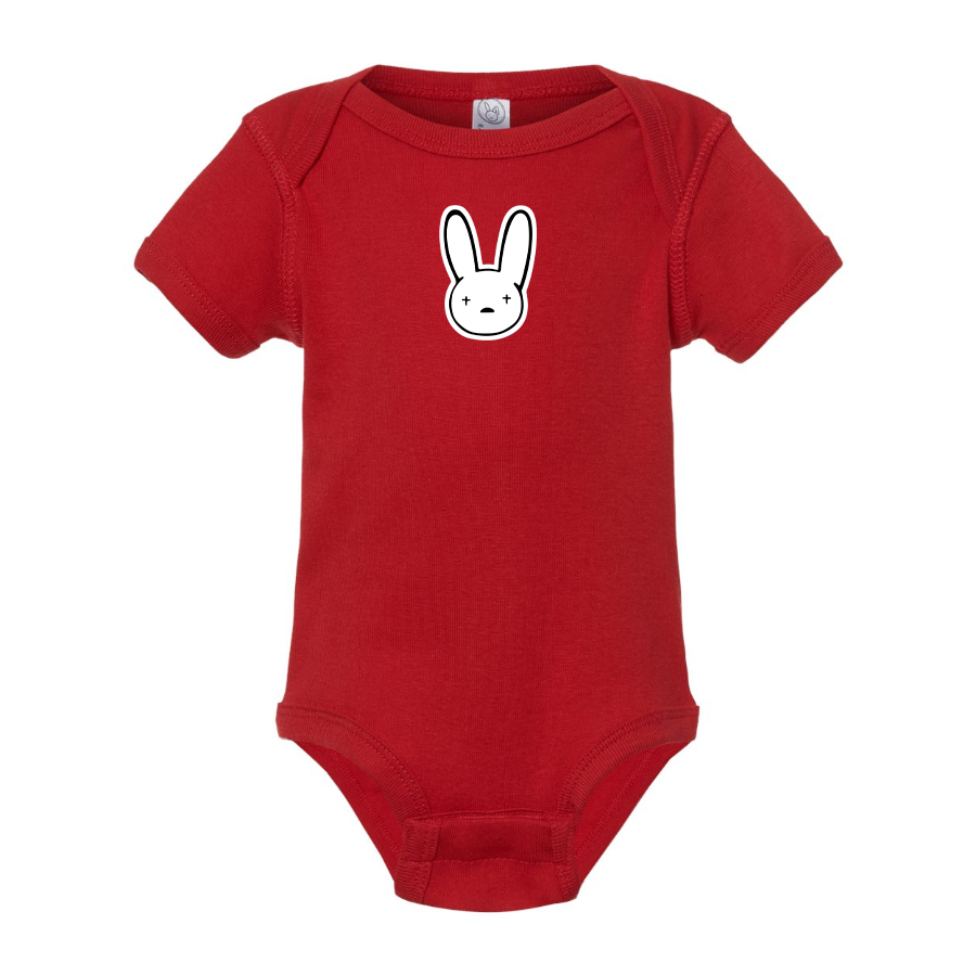 Bad Bunny Logo Baby Onesie Romper