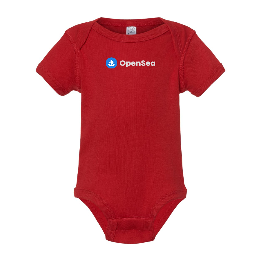 OpenSea Logo Baby Onesie Romper