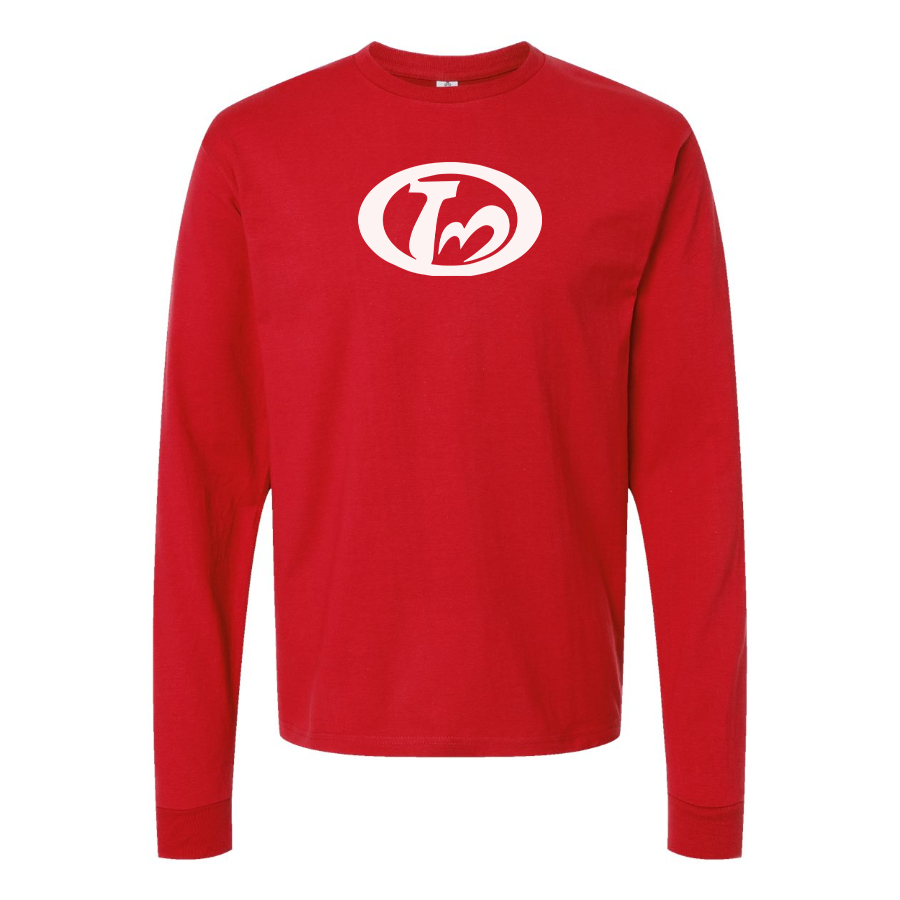 Men's Tianma Logo Cotton Long Sleeve T-Shirt
