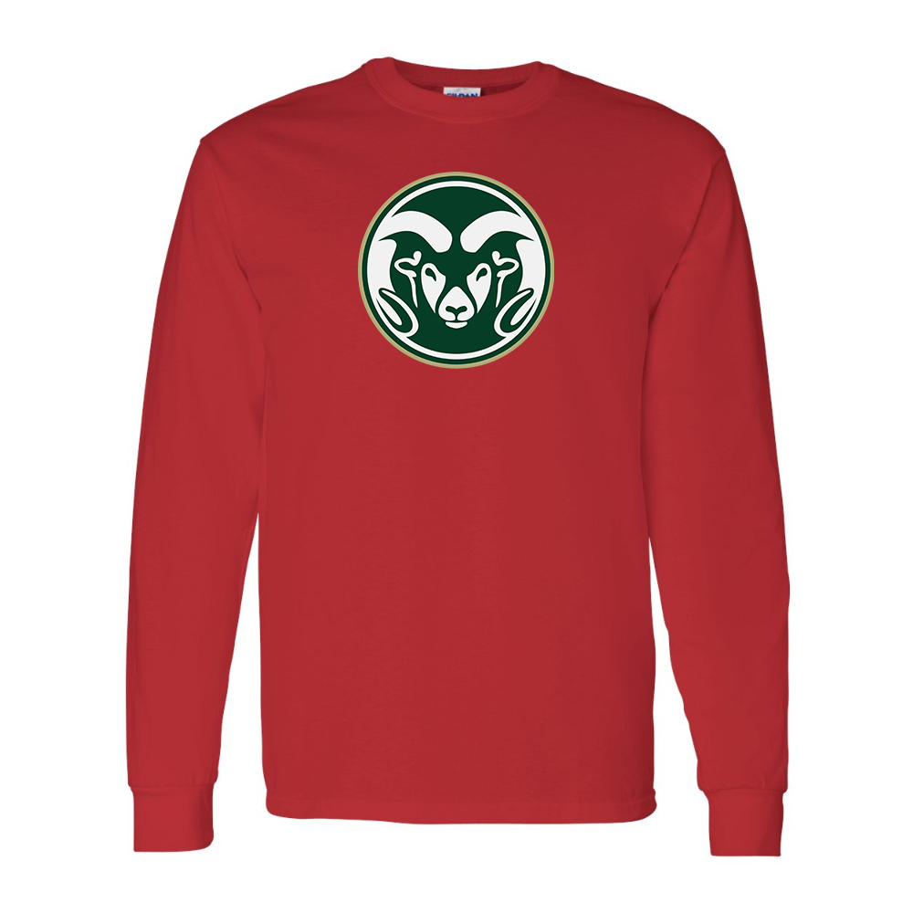 Men's  Colorado State Rams Gildan Heavy Cotton Long Sleeve T-Shirt
