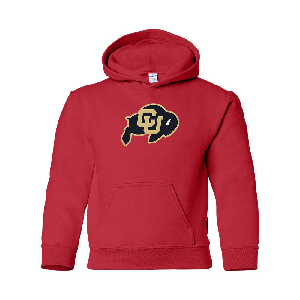 Youth Colorado Buffaloes  Gildan Heavy Blend  Hooded Sweatshirt