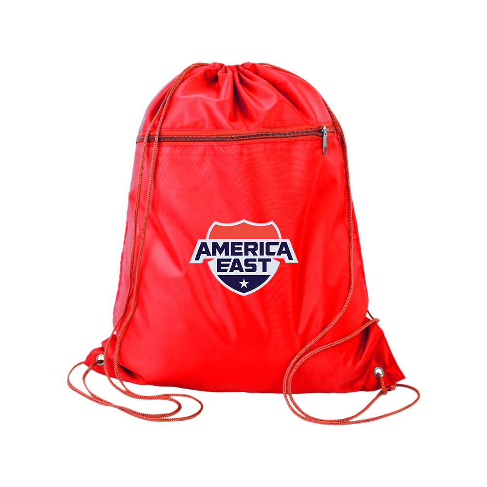 America East Conference Q-Tees - Polyester Cinchpack