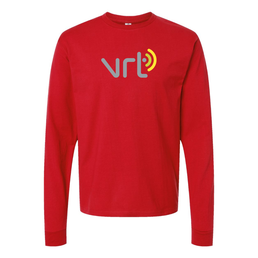 Men's VRT Logo Cotton Long Sleeve T-Shirt