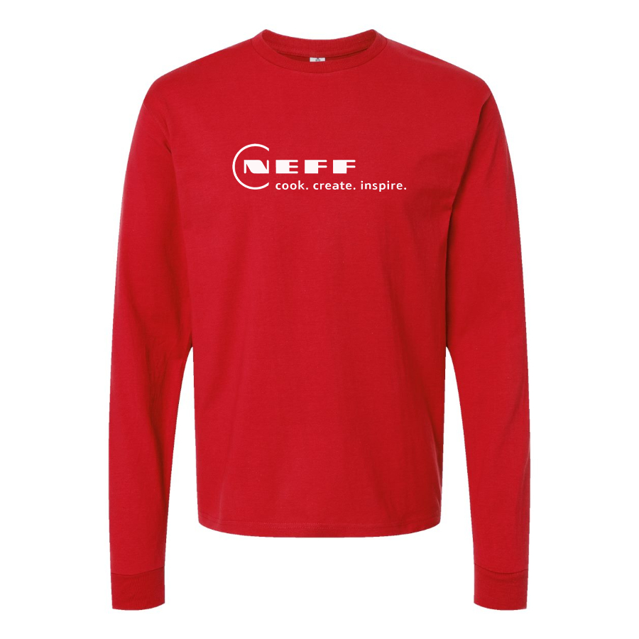 Men's NEFF Logo Cotton Long Sleeve T-Shirt