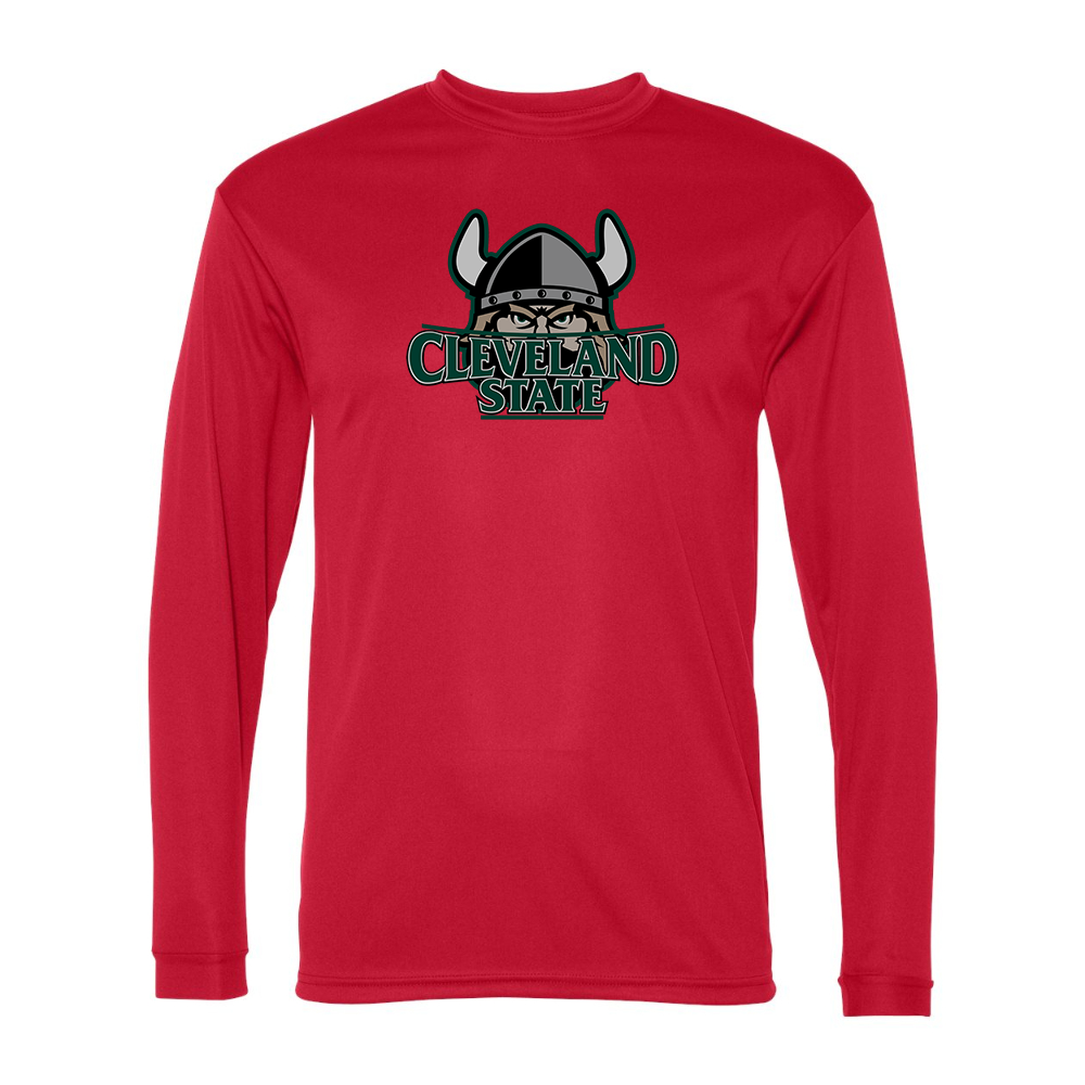 Men's  Cleveland State Vikings Performance Long Sleeve T-Shirt