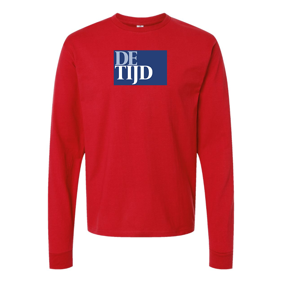 Men's De Tijd    Cotton Long Sleeve T-Shirt