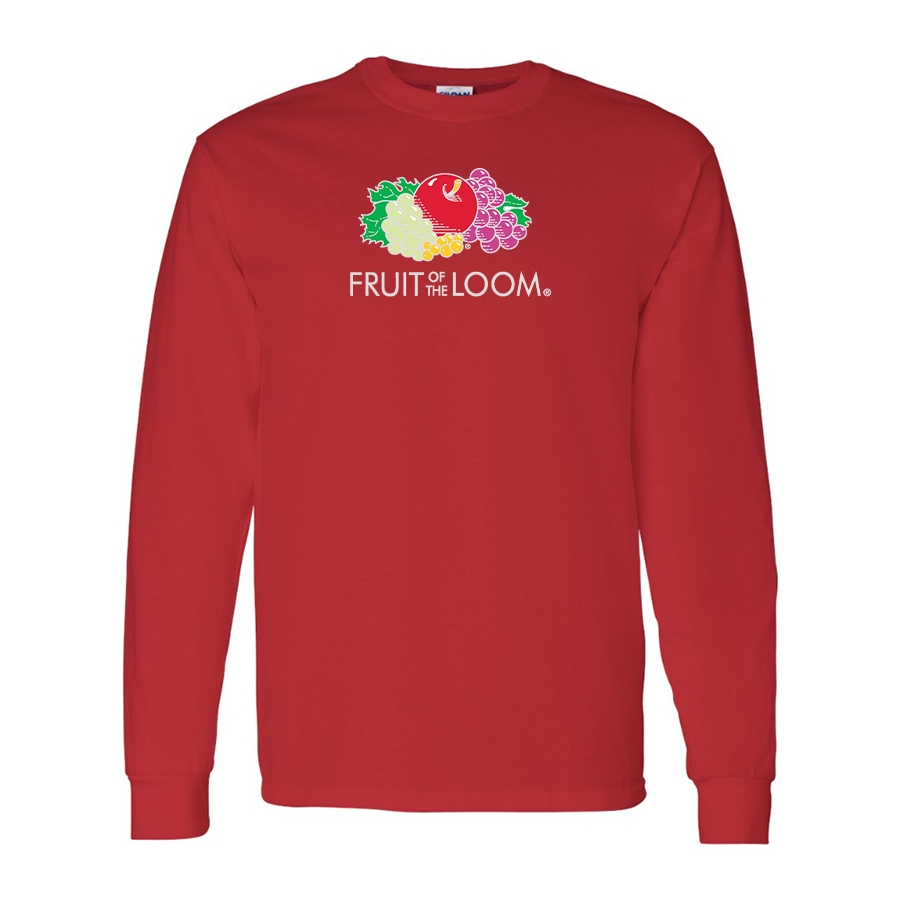 Men's Fruit Of the Loom Gildan Heavy Cotton Long Sleeve T-Shirt