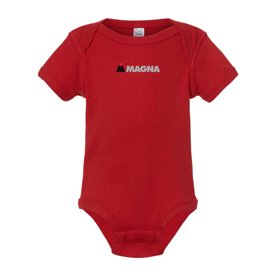 Magna Steyr Logo Baby Onesie Romper