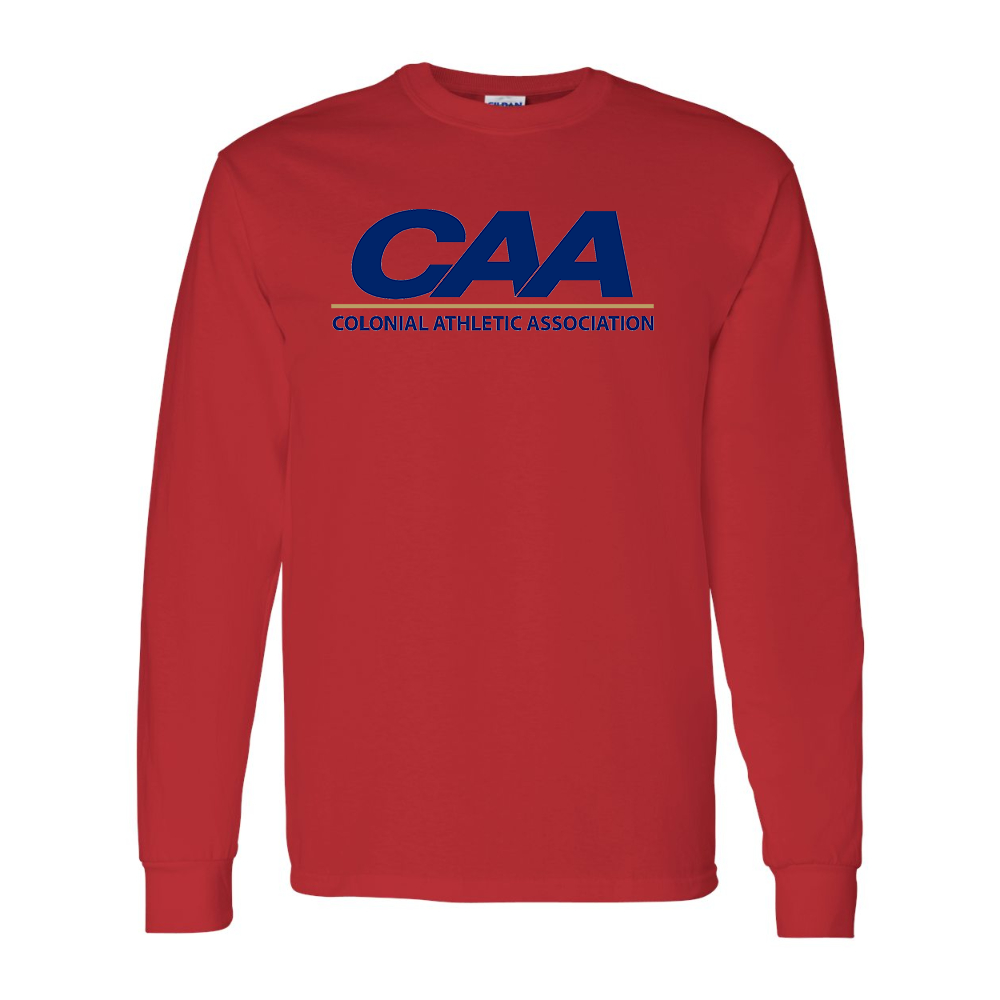 Men's Colonial Athletic Association Gildan Heavy Cotton Long Sleeve T-Shirt