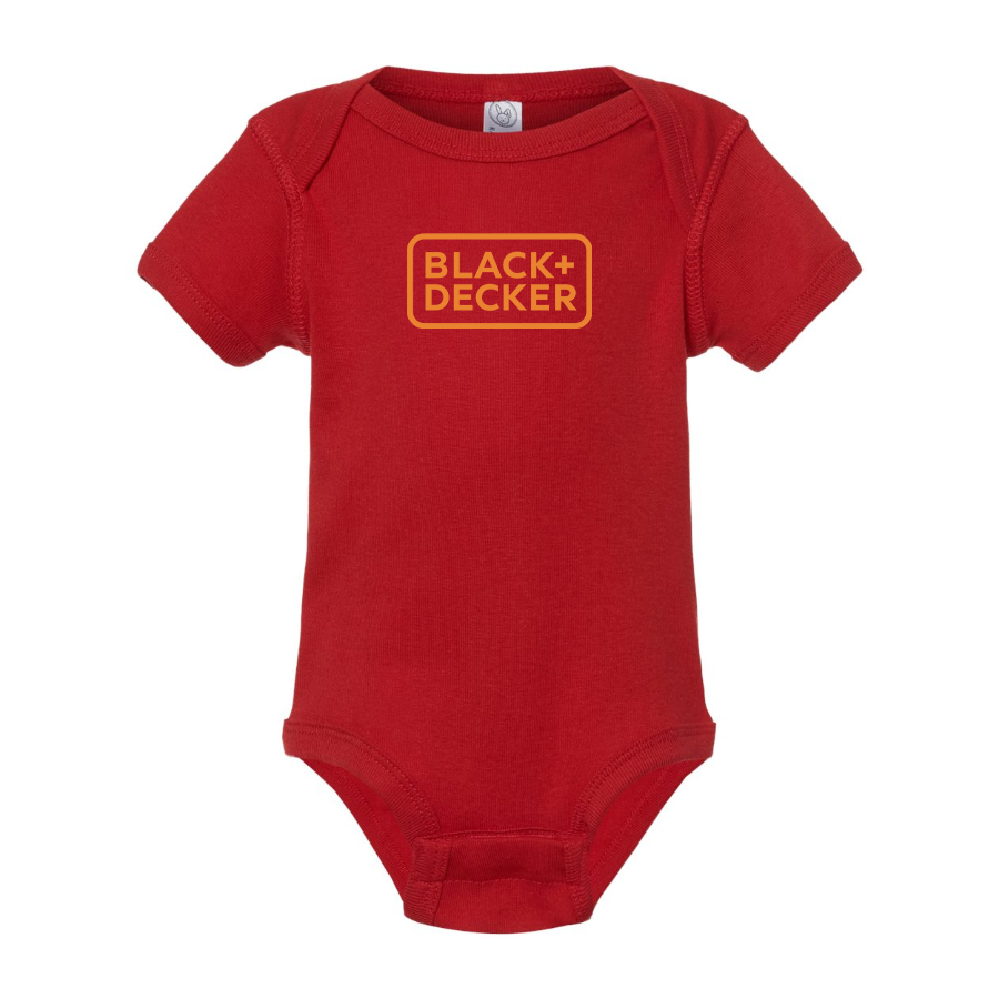 Black Decker Logo Baby Onesie Romper