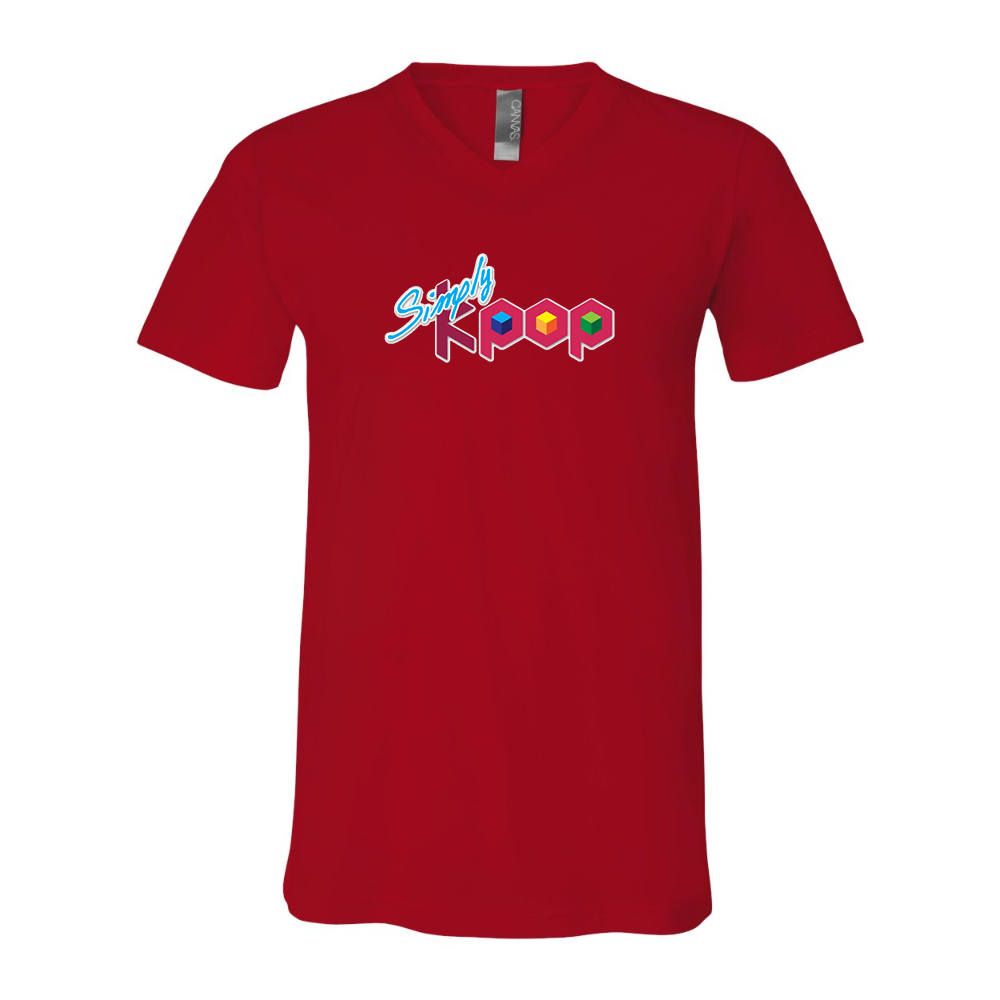 Simply Kpop BELLA  CANVAS - Jersey V-Neck T-Shirt
