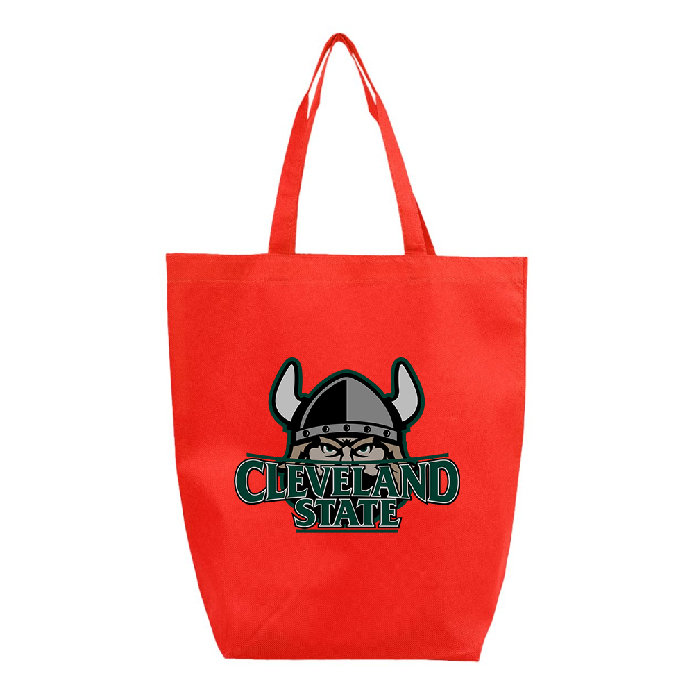 Cleveland State Vikings    Q-Tees Non-Woven Gusset Bottom Tote