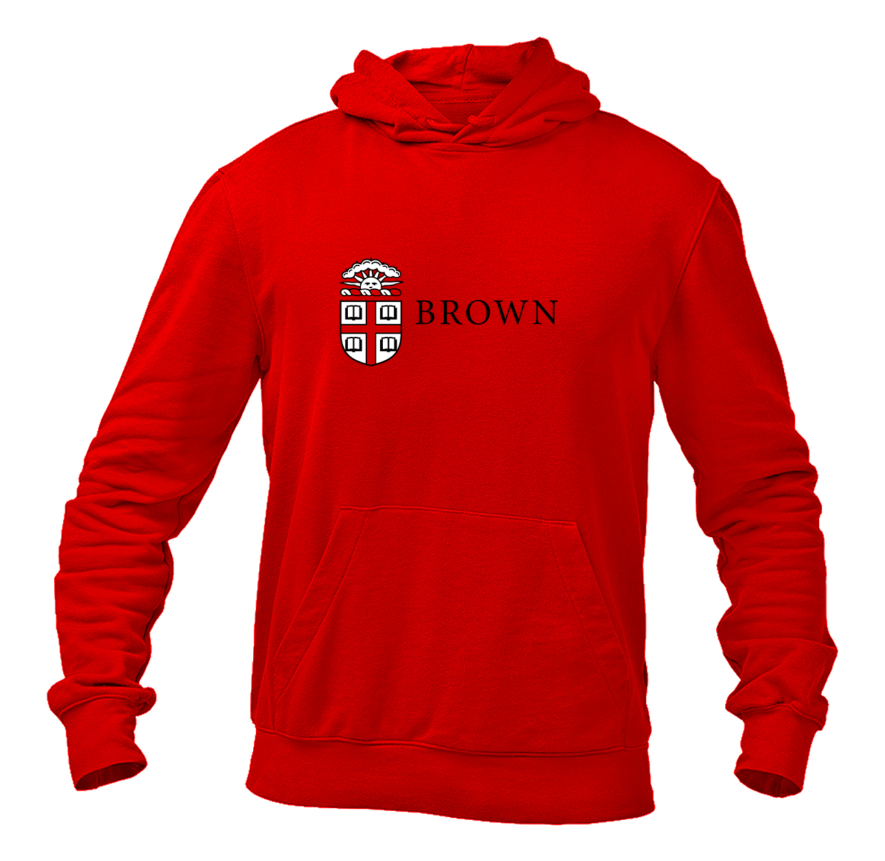 Men's Brown University Heavy Blend Hooded Sweatshirt