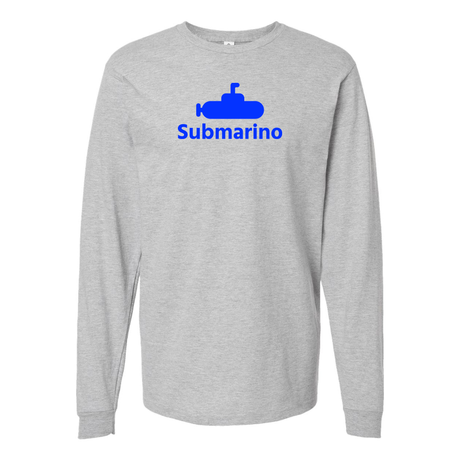 Men's Submarino Logo Cotton Long Sleeve T-Shirt