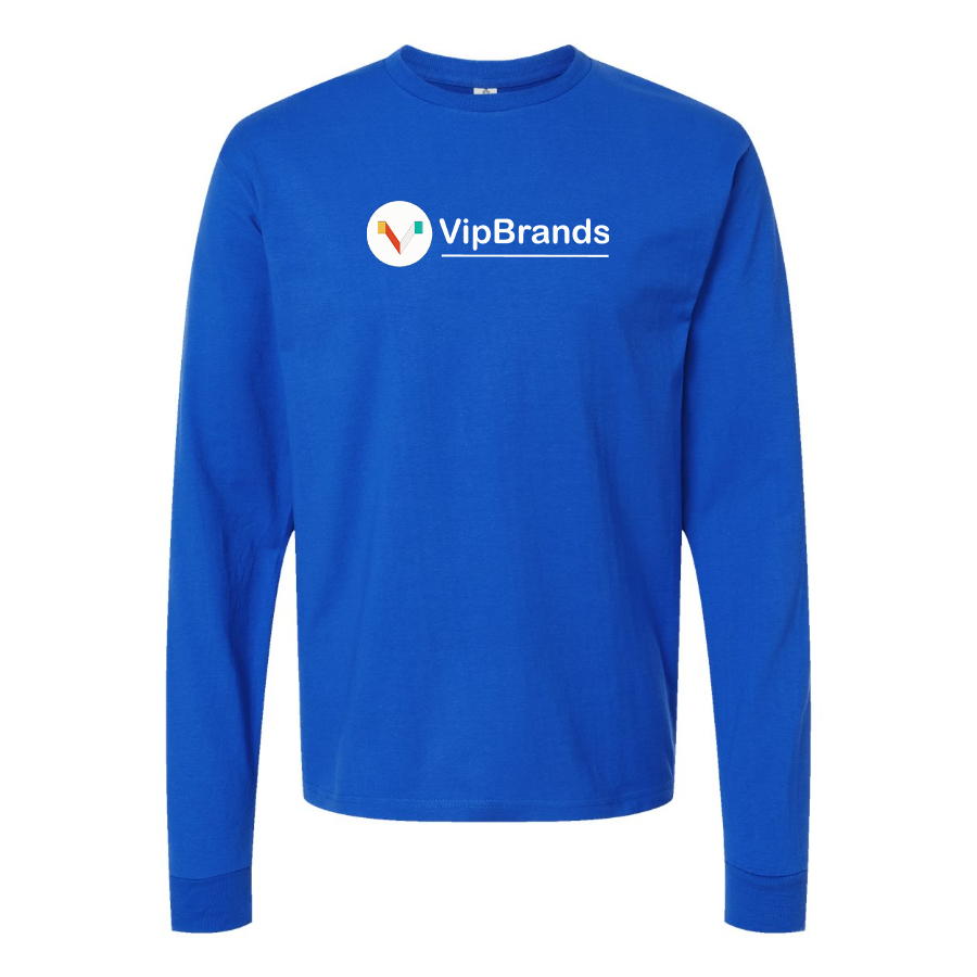 Men's VipBrands  Logo Cotton Long Sleeve T-Shirt
