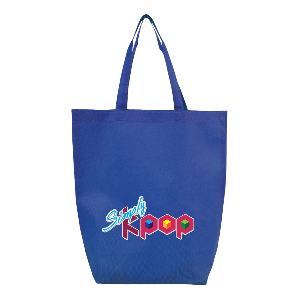 Simply Kpop  Q-Tees Non-Woven Gusset Bottom Tote