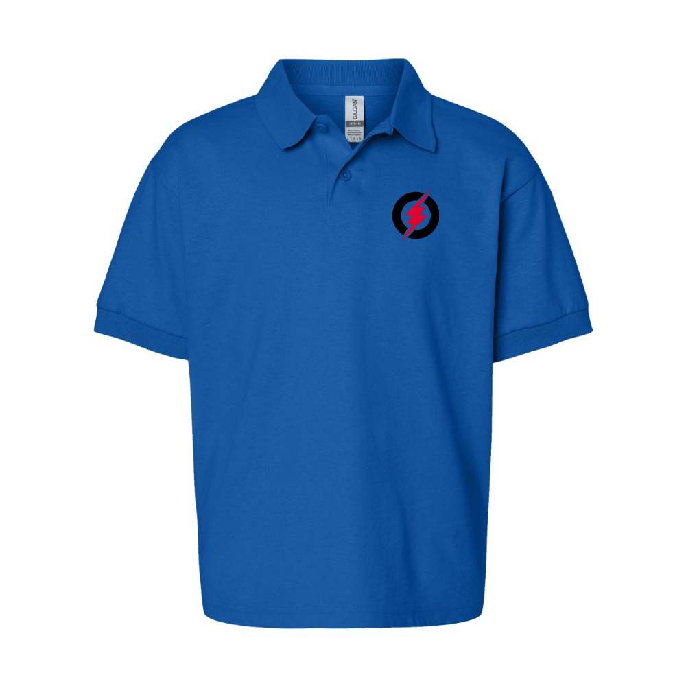 Youth Rayovac Lightning Gildan Dry Blend Jersey Polo