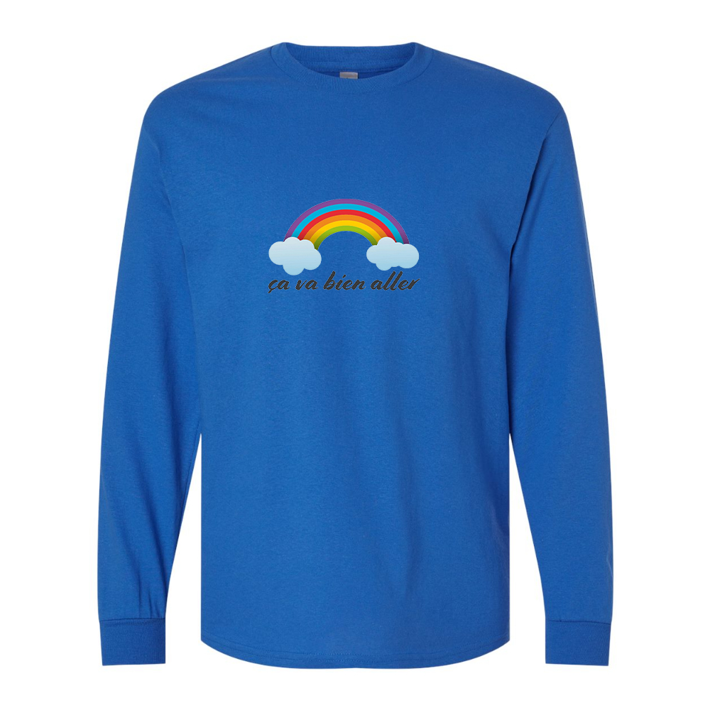 Men's Ça va bien aller Gildan Heavy Cotton Long Sleeve T-Shirt