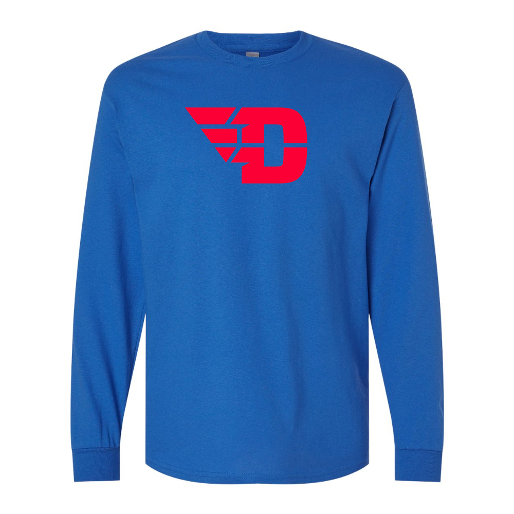 Men's Dayton Flyers Gildan Heavy Cotton Long Sleeve T-Shirt