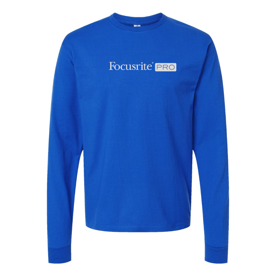 Men's Focusrite Logo Cotton Long Sleeve T-Shirt
