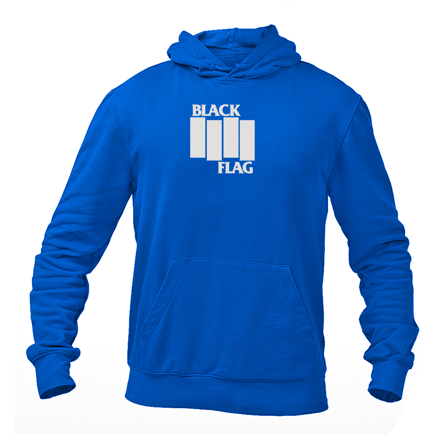 Men's Black Flag Logo Pullover Hoodie