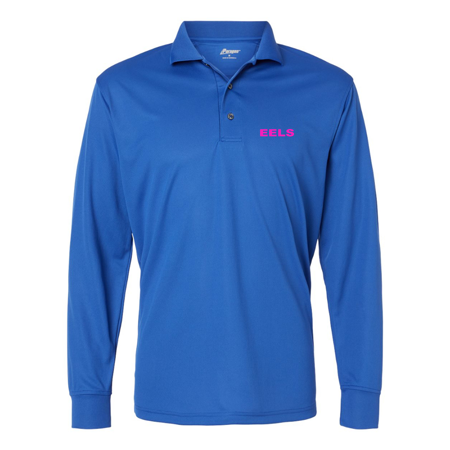 Men's Eels Paragon Prescott Long Sleeve Polo