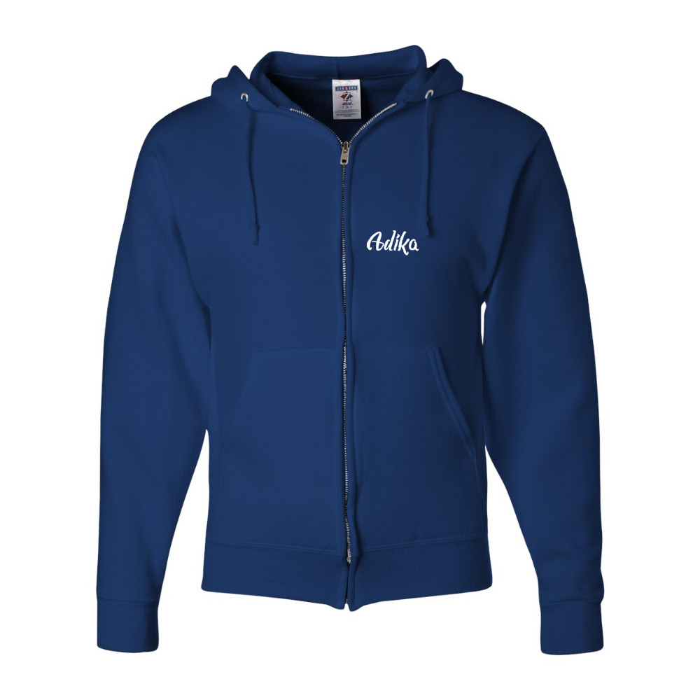 Men's Adika JERZEES NuBlend Full-Zip Hooded Sweatshirt