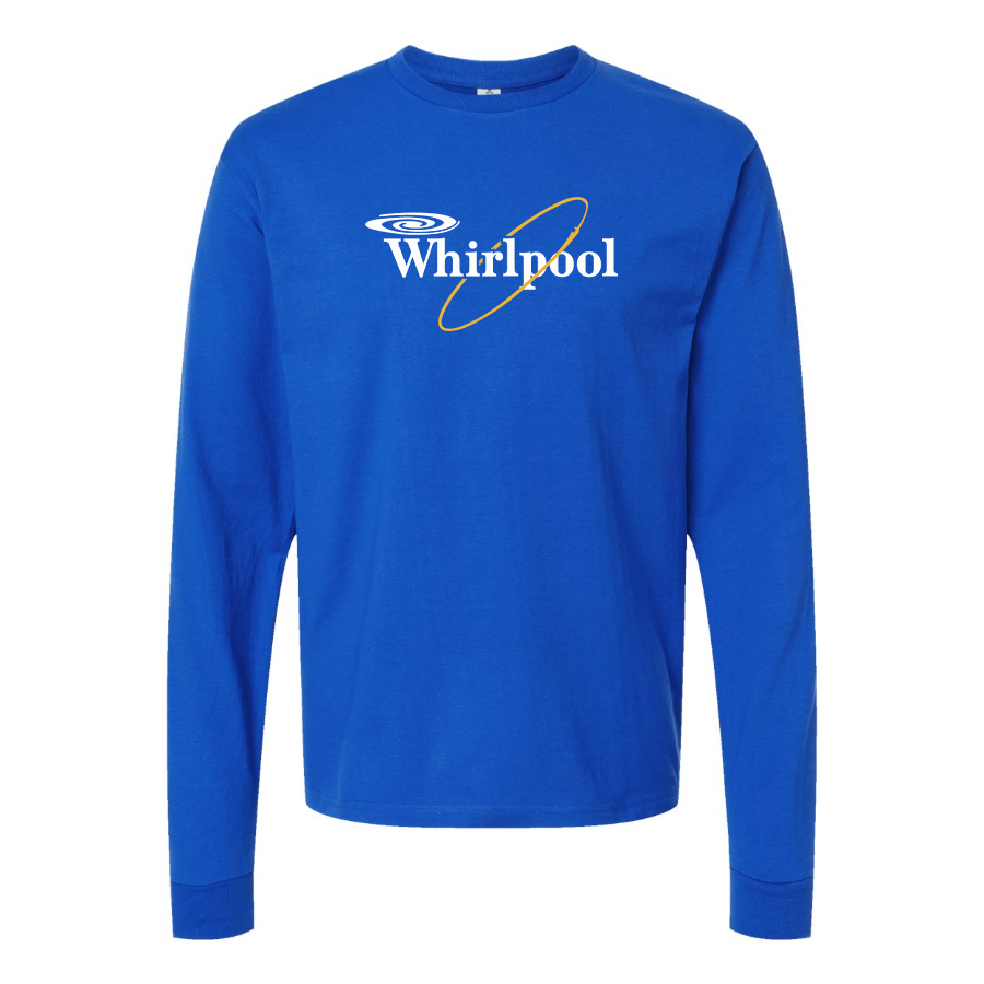 Men's Whirlpool Logo Cotton Long Sleeve T-Shirt