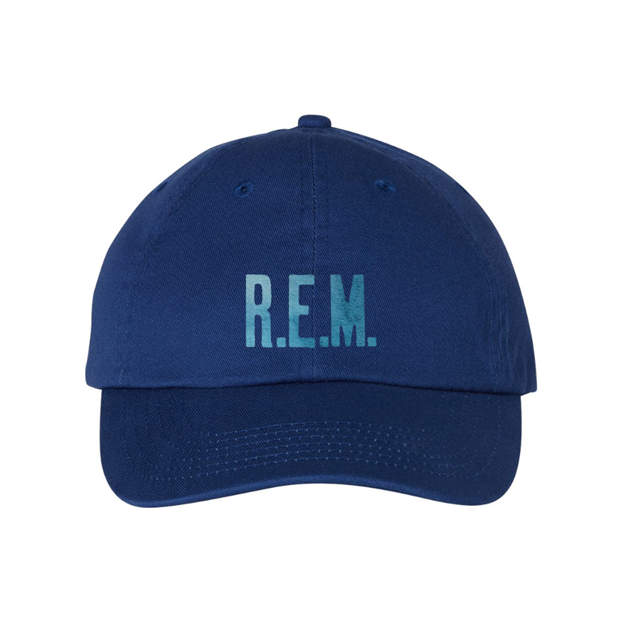 R.E.M. Blue  Valucap Adult Bio-Washed Classic Dad Hat