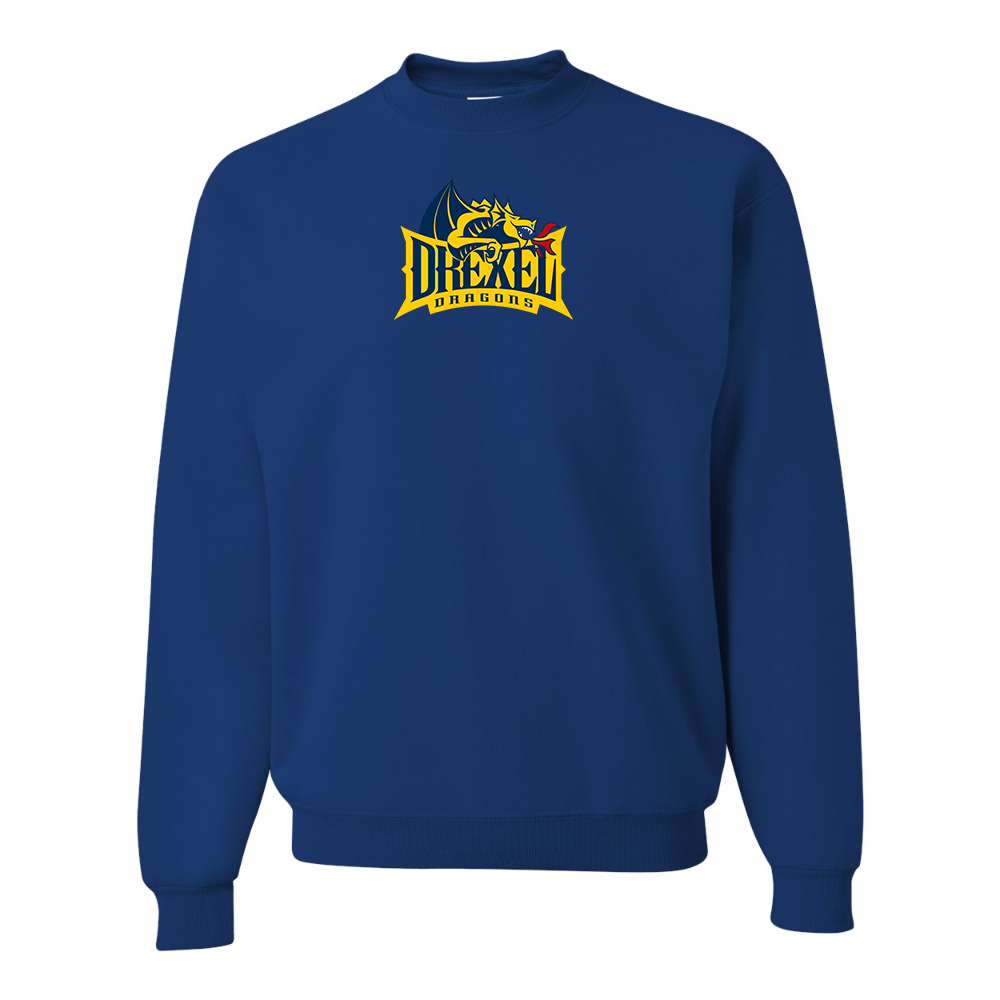 Men's  Drexel Dragons JERZEES NuBlend Crewneck Sweatshirt