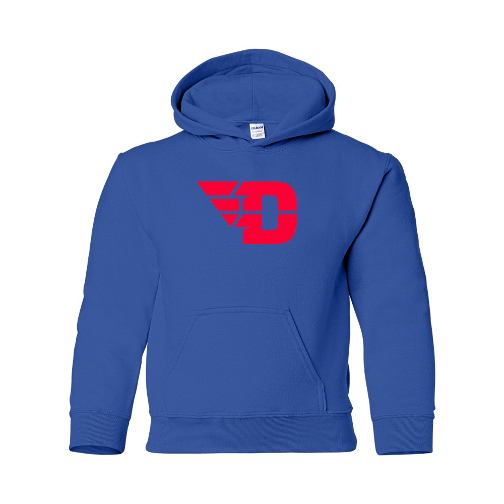 Youth  Dayton Flyers Gildan Heavy Blend  Hooded Sweatshirt