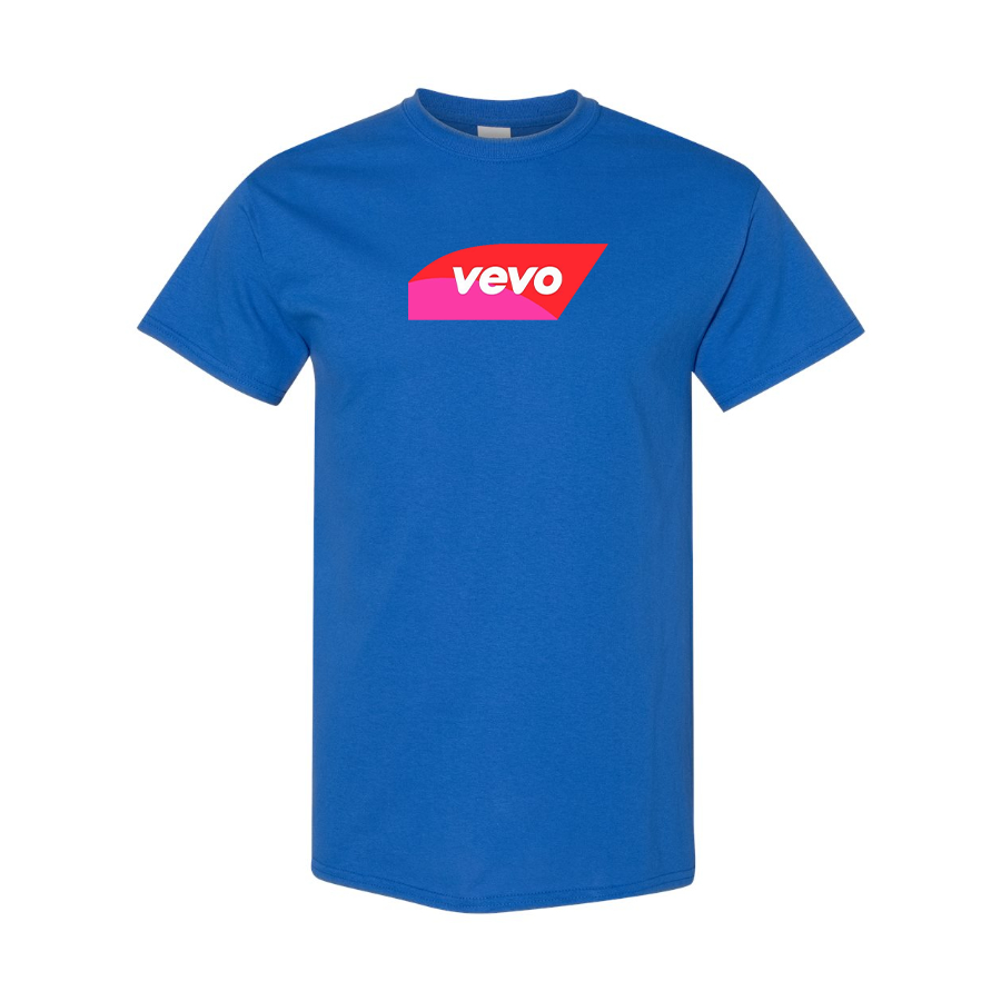 Men's Vevo Thumbnail Banner  Logo Cotton T-Shirt